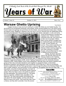 Warsaw Ghetto Uprising - Selah School District