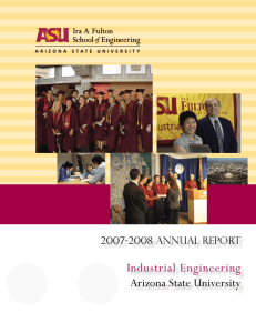 Industrial Engineering Arizona State University