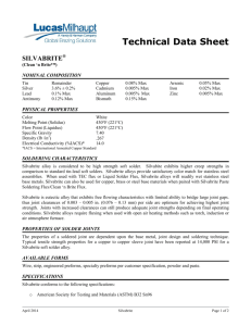 Technical Data Sheet - Sil-Fos