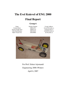 The Evel Knievel of ENG 2000 Final Report