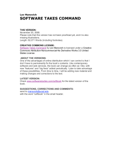 software takes command - Georgetown University