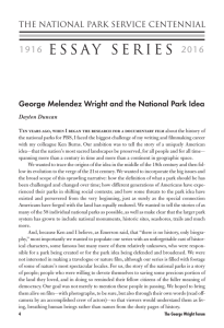 George Melendez Wright and the National Park Idea