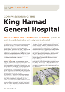 King Hamad - RCSI Student Medical Journal
