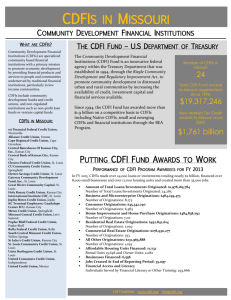 Missouri - CDFI Coalition