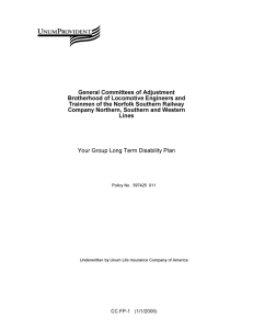 General Committees of Adjustment Brotherhood of Locomotive