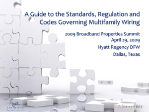 Standards, Codes and Regulations