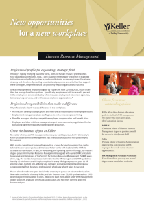 Human Resource Management | Master's Degree Program Guide
