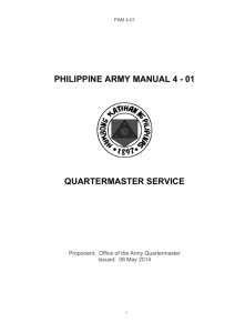 PAM 4-01 - Philippine Army