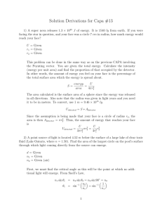 Solution Derivations for Capa #13