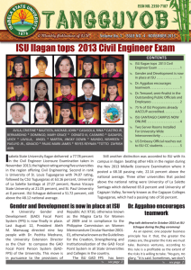ISU Ilagan tops 2013 Civil Engineer Exam