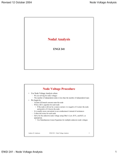 Node Voltage Analysis