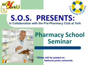 Pharmacy School Seminar