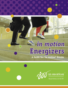 Energizers - Winnipeg in motion