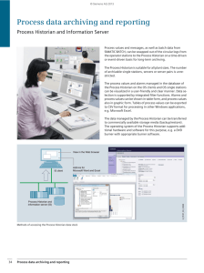 The SIMATIC PCS 7 Process Control System