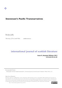 Stevenson's Pacific Transnarratives