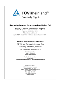 Roundtable on Sustainable Palm Oil