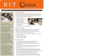 Rochester Institute of Technology Online Learning