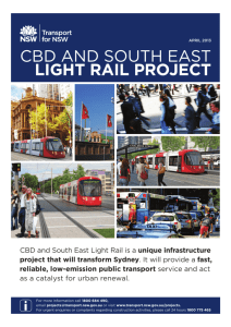 cbd and south east light rail project