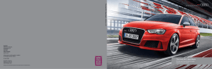 The new Audi RS 3 Sportback Pricing and Specification Guide