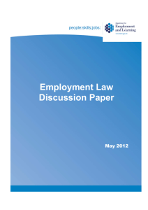 Employment Law Discussion Paper