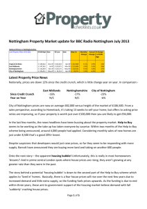 Property Market update from Kate Faulkner for BBC Radio Nottingham