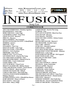 Infusion (Faxable) - Washington Talent Agency