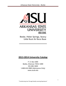 2013 - 2014 - Arkansas State University