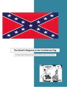 The School's Response to the Confederate Flag