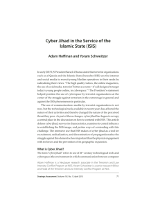 Cyber Jihad in the Service of the Islamic State (ISIS)