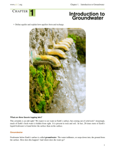 Intro to Groundwater Reading