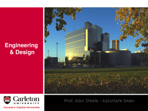 Dr. Alan Steele, Faculty of Engineering and Design