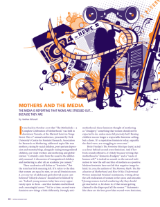 mothers and the media - Institute of Marriage and Family Canada