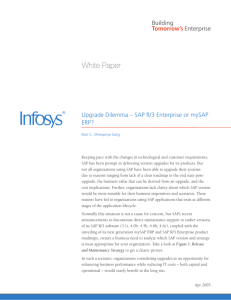 SAP R/3 Enterprise or mySAP ERP?