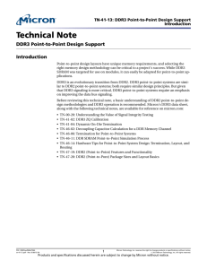TN-41-13: DDR3 Point-to-Point Design Support