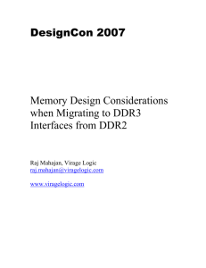 Memory Design Consideration when Migrating to DDR3