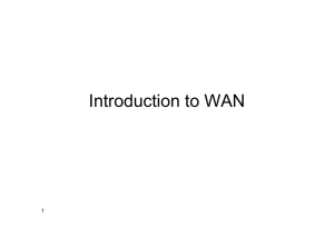 Introduction to WAN