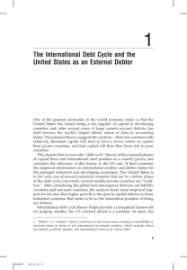 United States as a Debtor Nation: Chapter 1 The International Debt