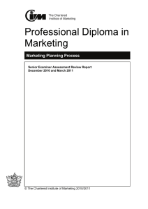 Professional Diploma in Marketing