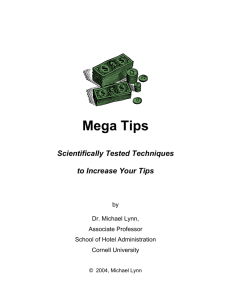 Mega Tips - The Original Tipping Page