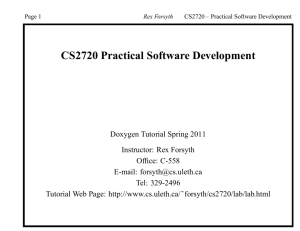 CS2720 Practical Software Development
