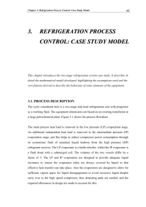 Chapter 3: Refrigeration Process Control