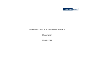 swift request for transfer service