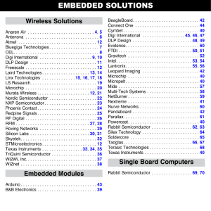 Embedded Solutions - Mouser Electronics