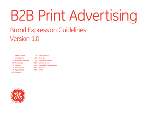 B2B Print Advertising — Brand Expression Guidelines