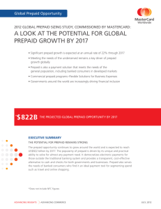 A Look at the Potential for Global Prepaid Growth by 2017