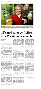 It's not science fiction, it's Western research