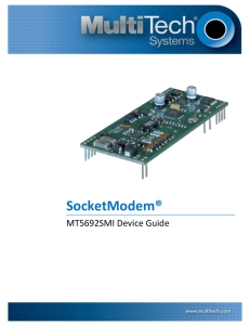 SocketModem MT5692SMI Device Guide - Multi
