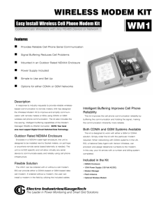wireless modem kit - Electro Industries
