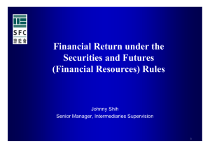 Form 8: Analysis of client assets - Securities and Futures Commission