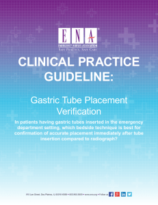 clinical practice guideline - Emergency Nurses Association
